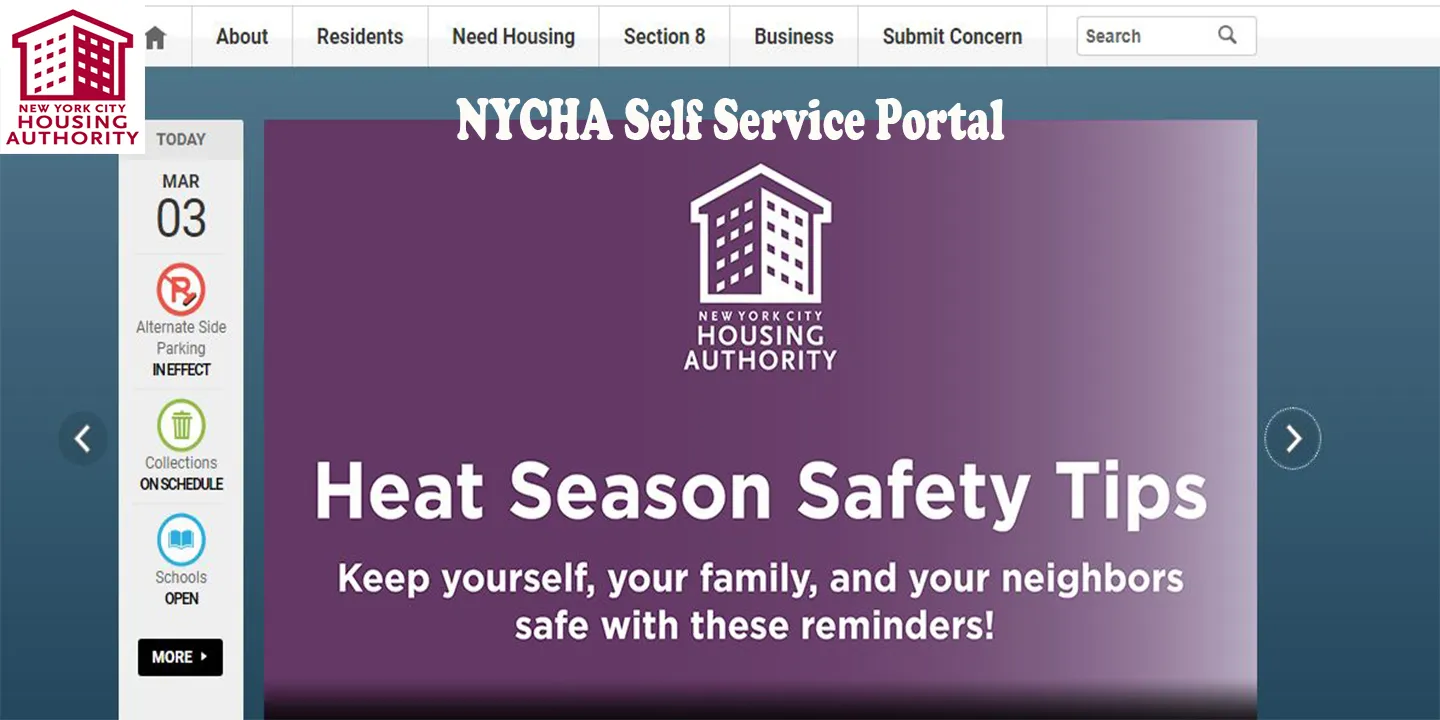 Nycha Self Service Portal